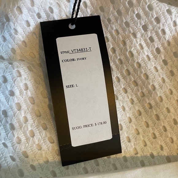 White NTW Off the Shoulder Cotton Shirt - Picture 4 of 7